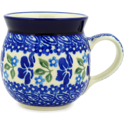 Polish Pottery Bubble Mug 8 oz Lovely Surprise