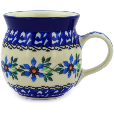 Polish Pottery Bubble Mug 8 oz Shady Spring