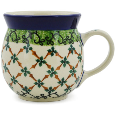 Polish Pottery Bubble Mug 8 oz Stemming Gate