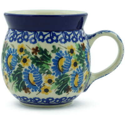 Polish Pottery Bubble Mug 8 oz Summer Dreams UNIKAT