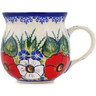 Polish Pottery Bubble Mug 8 oz UNIKAT
