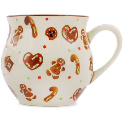 Polish Pottery Bubble Mug 8 oz UNIKAT
