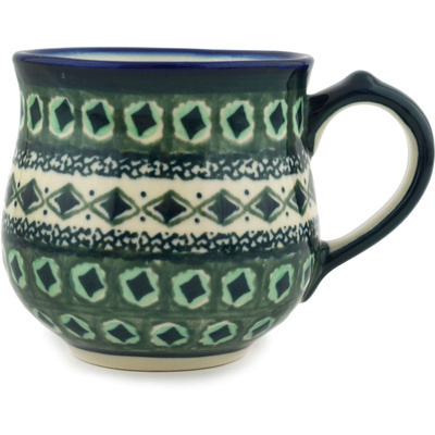 Polish Pottery Bubble Mug Small Tamborine