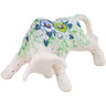 Polish Pottery Bull Figurine 6&quot; Into Spring