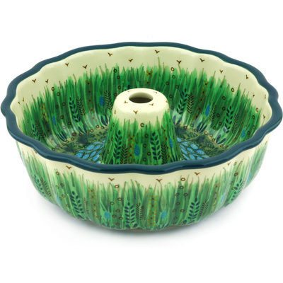 Polish Pottery bundt cake Prairie Land UNIKAT