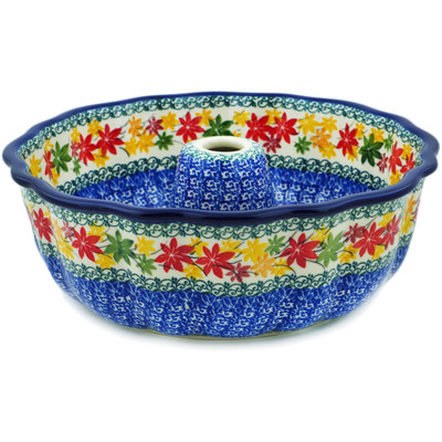 Polish Pottery Bundt Pan Fall Vibes