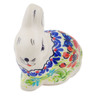 Polish Pottery Bunny Figurine 3&quot; Metamorphosis