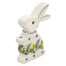 Polish Pottery Bunny Figurine 5&quot; Sunny Swallow UNIKAT