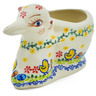 Polish Pottery Bunny Shaped Jar 7&quot; Just Hatched