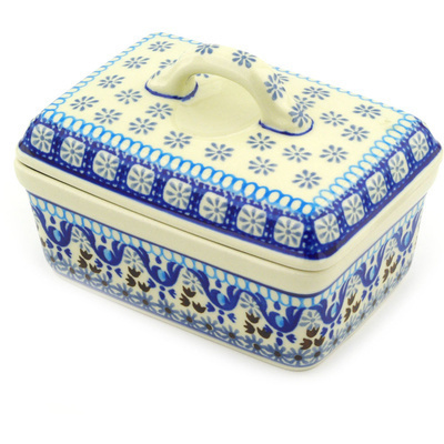 Polish Pottery Butter box