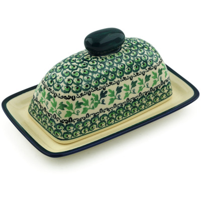 Polish Pottery Butter Dish 7"