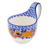 Polish Pottery Butter Dish 7&quot; Waiting Birds UNIKAT