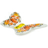 faience Butterfly Figurine 4&quot; Brown Sunshine