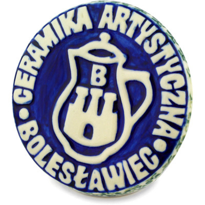 Polish Pottery CA Factory Logo 4&quot; Grecian Sea
