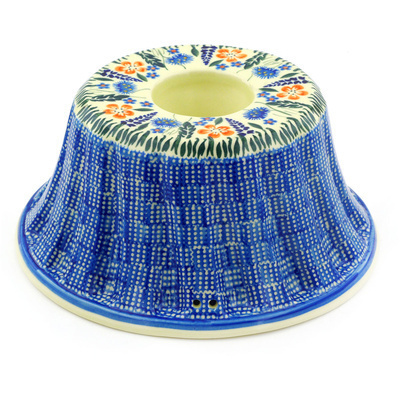 Polish Pottery Cake Mould 10&quot;