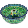 Polish Pottery Cake Mould 10&quot; Spring Garden UNIKAT