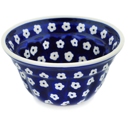 Polish Pottery Cake Mould 5&quot; Simple Daisy