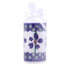 Wax Candle 6&quot; Flowering Peacock