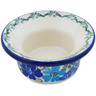 Polish Pottery Candle Holder 3&quot; Fields Of Blue UNIKAT