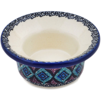 Polish Pottery Candle Holder 3&quot; Mesa UNIKAT