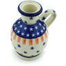 Polish Pottery Candle Holder 4&quot; Classic Americana