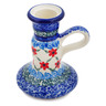 Polish Pottery Candle Holder 4&quot; Daisy Lace