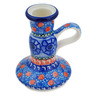 Polish Pottery Candle Holder 4&quot; Midnight Tango UNIKAT