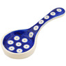 Polish Pottery Candle Holder 5&quot; Blue Eyed Beauty