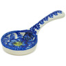 Polish Pottery Candle Holder 5&quot; Blue Poppy Dream UNIKAT