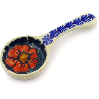 Polish Pottery Candle Holder 5&quot; Butterfly Splendor