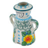 Polish Pottery Candle Holder 5&quot; Marigold Chain UNIKAT