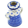 Polish Pottery Candle Holder 5&quot; Night Sky