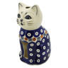 Polish Pottery Candle Holder 6&quot; Mosquito