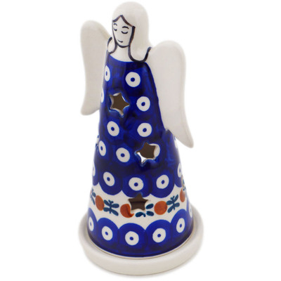 Polish Pottery Candle Holder 6&quot; Mosquito