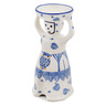 Polish Pottery Candle Holder 6&quot; Owl Always Love You
