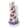 Polish Pottery Candle Holder 6&quot; Starry Wreath