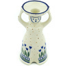 Polish Pottery Candle Holder 6&quot; Water Tulip