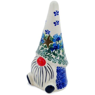 Polish Pottery Candle Holder 7&quot; Fresh Flora