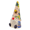 Polish Pottery Candle Holder 7&quot; Pink Delight UNIKAT