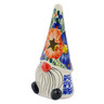 Polish Pottery Candle Holder 7&quot; Poppy Trio UNIKAT
