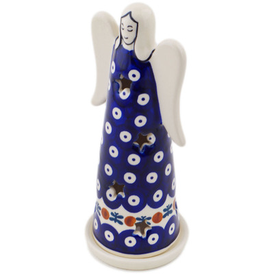 Polish Pottery Candle Holder 8&quot; Mosquito