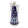 Polish Pottery Candle Holder 8&quot; Peacock