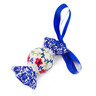 Polish Pottery Candy Ornament 3&quot; Rings Of Happiness
