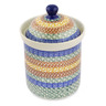 Polish Pottery Canister 8&quot; Grecian Sea