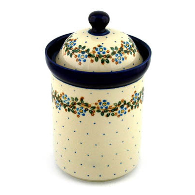 Polish Pottery Canister 9&quot;
