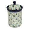 Polish Pottery Canister 9&quot; Honey Bee