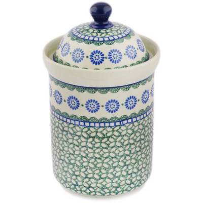 Polish Pottery Canister 9&quot; Maia