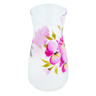 Glass Carafe 34 oz Frosty Pansies