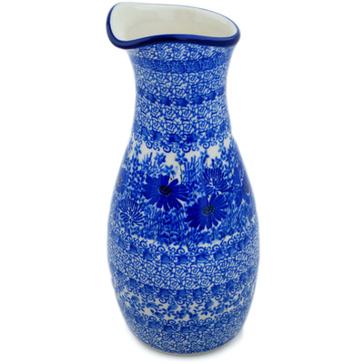 Polish Pottery Carafe 5 Cup Dreams In Blue UNIKAT