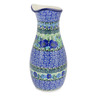 Polish Pottery Carafe 5 Cup Moody Blues UNIKAT